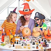Vista 6 de 266 piezas de recuerdos de fiesta de Halloween para niños, juguetes de Halloween a granel para niños, bolsas de regalos de Halloween, rellenos