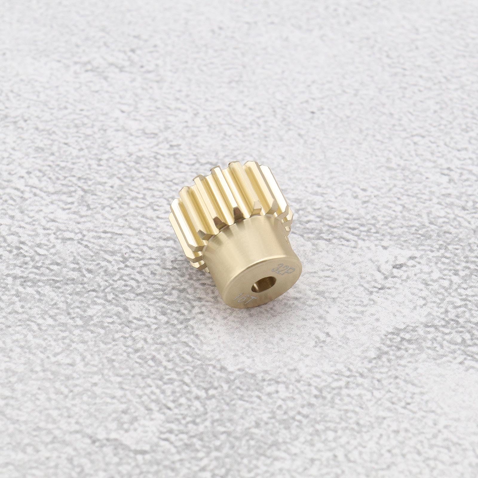 ECSiNG 5 Stück 32DP 3,175 mm Ritzelmotor-Getriebe-Set 12T 13T 14T 15T 16T für 1/10 RC Auto 3650 540 550 bürstenlose Motorwelle Ritzel Ersatzteile