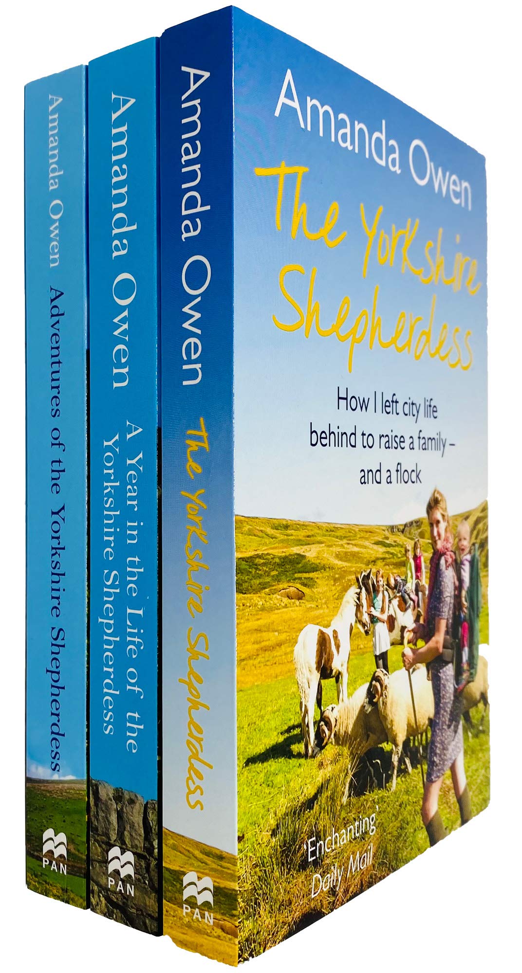 The Yorkshire Shepherdess Series 3 Books Collection Set by Amanda Owen (Yorkshire Shepherdess, Year in the Life of the Yorkshire Shepherdess & Adventures of the Yorkshire Shepherdess)