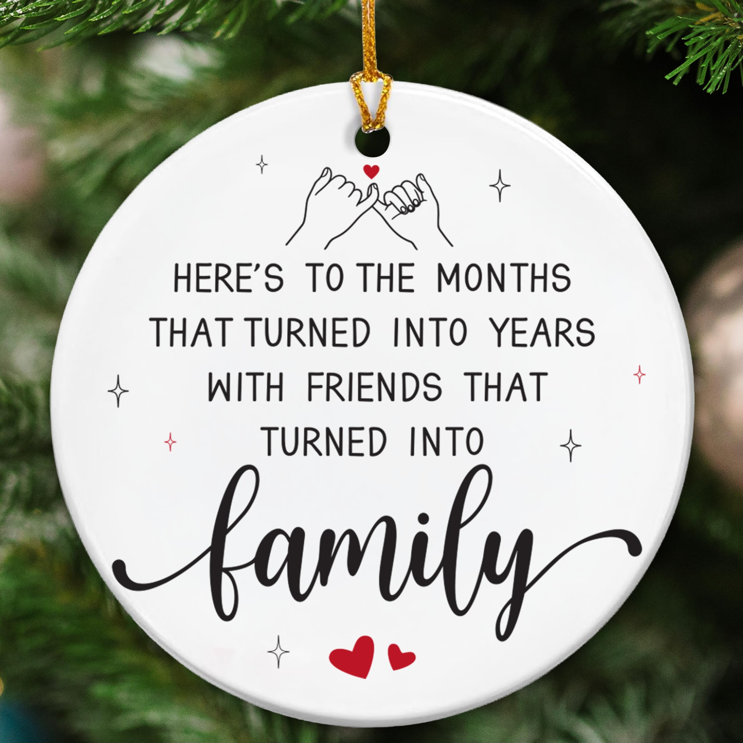 Friends Ornament 2026, Friendship Gifts for Women Friends, Bestie, BFF