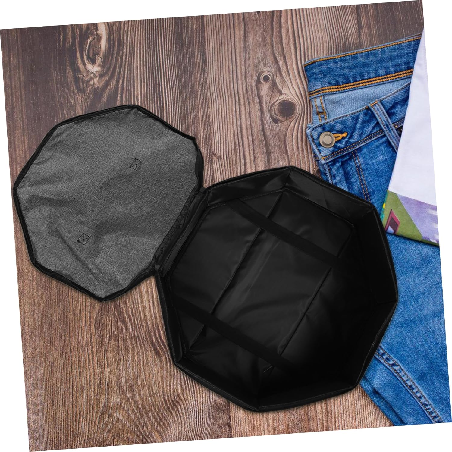LABRIMP Foldable Cowboy Hat Storage Bag with Handle Large Capacity Organizer for Men and Women Versatile Hat Holder for Baseball Caps and More Stylish Travel Accessory