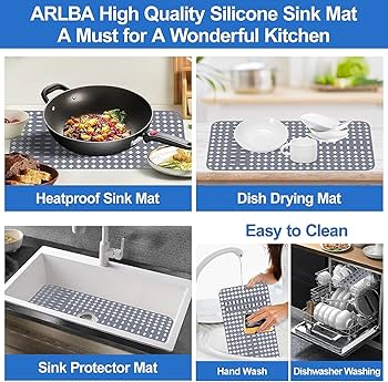 シンクパッド　キッチンシンクプロテクター シンク下用シンクラック Amazon.co.jp: キッチンシンク用シリコンシンクプロテクター