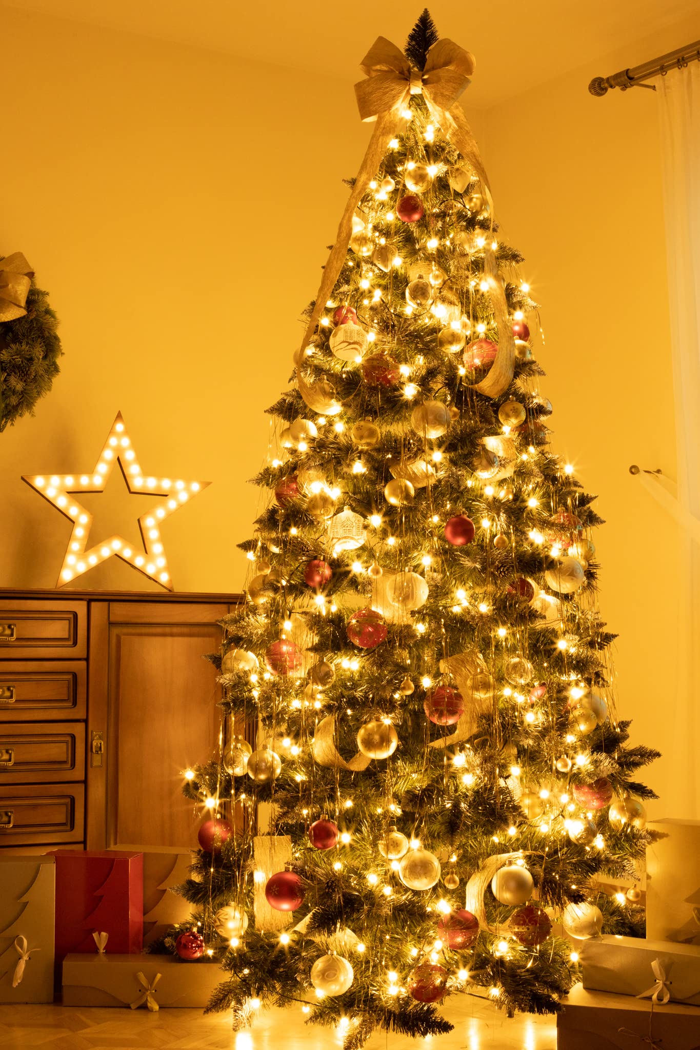 DWA Albero di Natale Tradizionale con Albero Verde Foresta (Snow Covered, 250 cm) - Vista 9