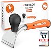 Gakago Power Scraper High-Quality 65 mm Pull Blade Made of Durable Tungsten Carbide Ergonomic and Non-Slip Universal Scraper for Wood Metal Concrete or Stone Lightweight and Handy When Working