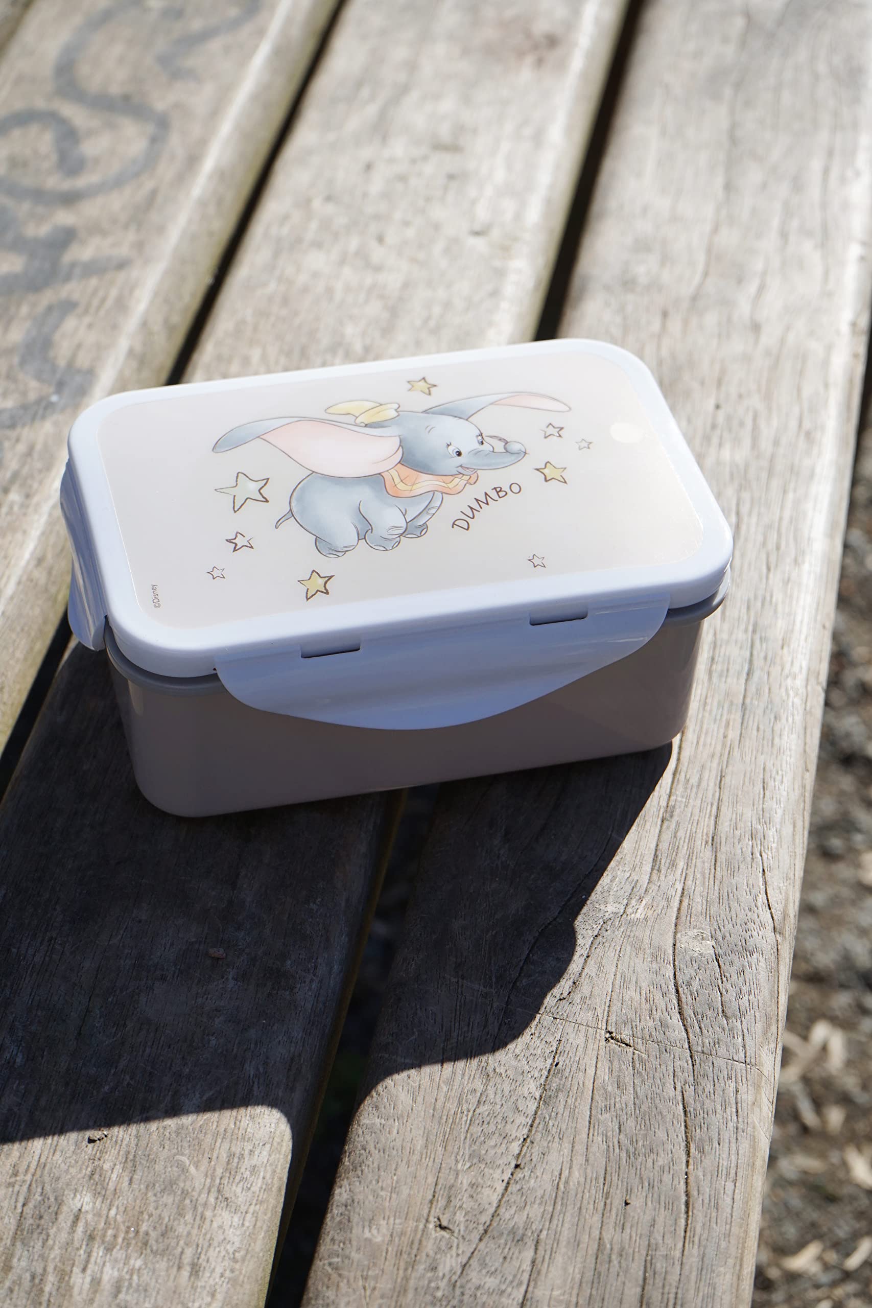 GEDALABELS Brotdose Mit Clipverschluss | Winnie Pooh Motiv | 16x10,5x6,5 Cm, BPA-frei