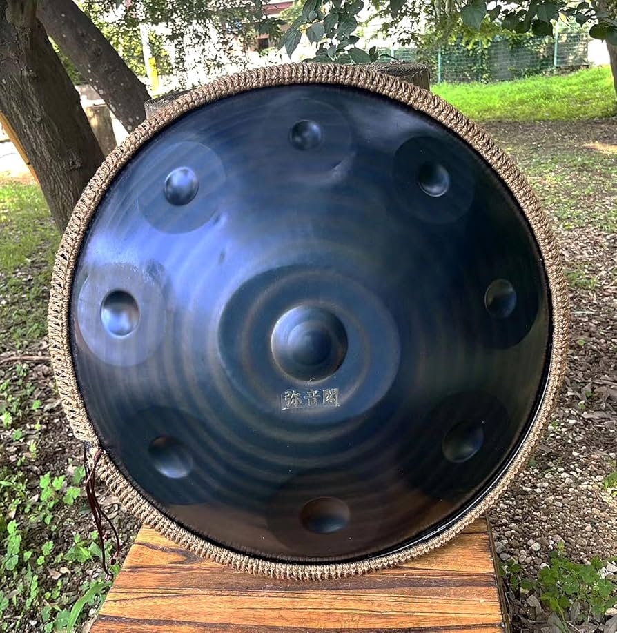 弥音閣9音ハンドパン ドラム Amazon | 弥音閣ハンドパン - 432Hz D調、心を癒す音楽体験