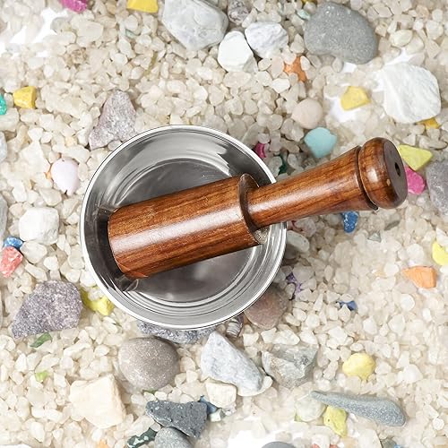 Miniatura 4 de Singing Bowls SetMeditation Sound Bowl for Energy Healing, Mindfulness, Yoga, Chakra Balancing- Unique Handcrafted Tibetan Humming Bowl with Mallet,