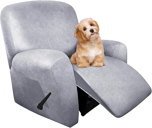 Vista 68 de molasofa Fundas de cuero para sillas reclinables, fundas para sillas reclinables grandes para silla reclinable, 4 piezas, fundas lavables que se