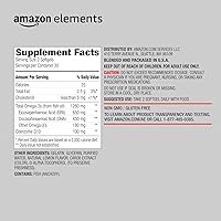 Vista 2 de Yaxa Elements Aceite de pescado Omega 3 + CoQ10, sabor natural a limón, capturado en la naturaleza, 1250 mg de omega-3, 60 cápsulas blandas