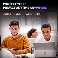 Vista 7 de MagicSuction™ - Pantalla de privacidad para Surface Go 4/3/2/1 de 10.5 pulgadas, protector negro antiespía extraíble, filtro de luz azul