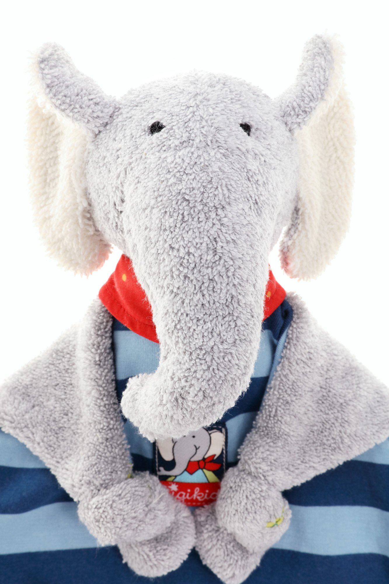 SIGIKID Schnuffeltuch Elefant Lolo Lombardo Baby Schmusetuch - Spielzeug Stofftier Kuscheltier – Stofftuch für Neugeborene - Plüschtier zum Trösten für Babys und Kleinkinder ab Geburt geeignet