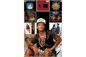 CuLprt Bru-no Singer Mars Flag 2x3Ft Durable Tapestry Home Decor Rapper Music...