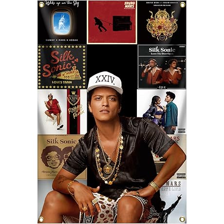 CuLprt Bru-no Singer Mars Flag 2x3Ft Durable Tapestry Home Decor Rapper Music...