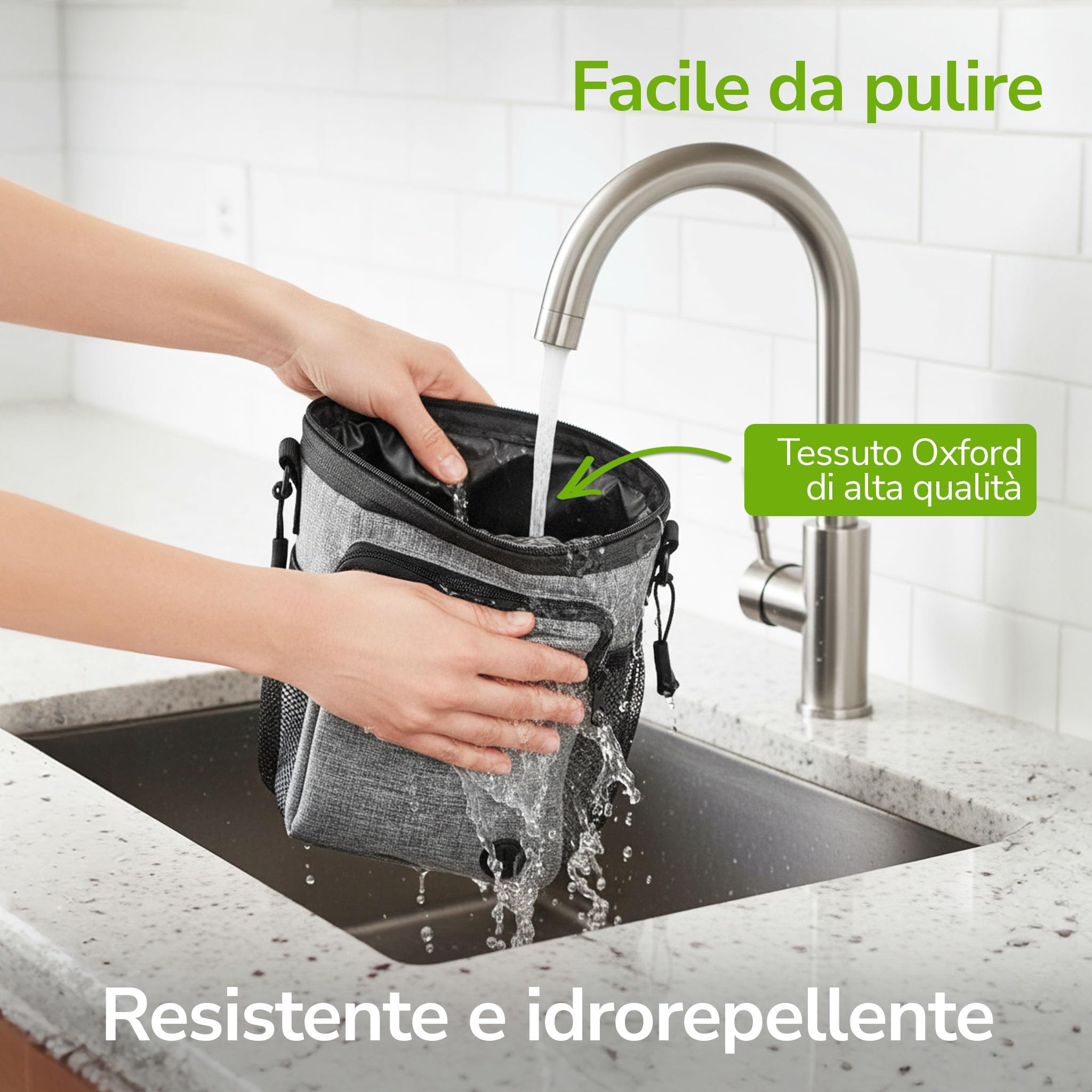 Borsa per Bocconcini per Cani – Borsa da Allenamento Pratica con Cintura Extra – Borsa per Allenamento Cani & Passeggiata – Sacchetto Robusto e Resistente all'Acqua per Cibo e Bocconcini per Cani