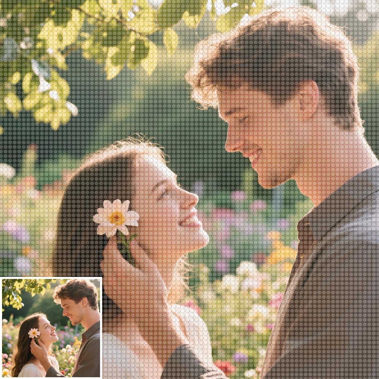 SCTOKUP Custom Diamond Art Painting, 5D Personalized DIY Drill Painting Kits for Adults, Customized Diamond Art Gifts with Your Own Photo for Home Decor