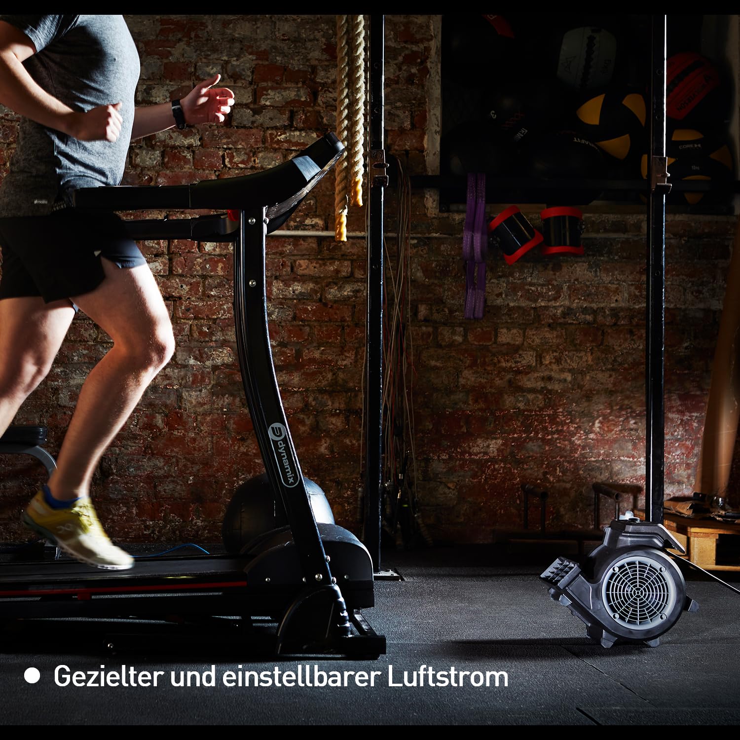 Vacmaster Standventilator, Windmaschine mit 3 Laufgeschwindigkeiten, Bodenventilator Power, Tischventilator Luftkühler AM1202R 124W
