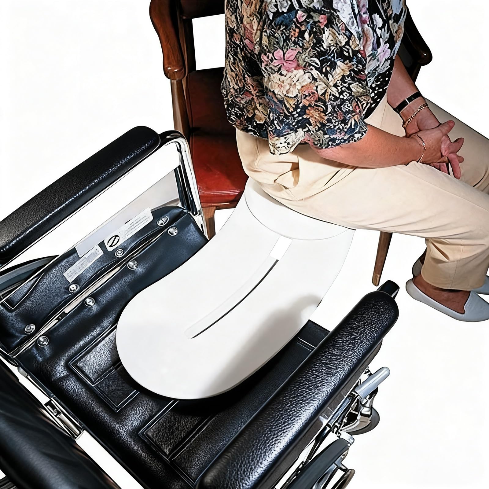 Tablero De Transferencia Deslizador De Pacientes Ayuda De Movimiento Para La Transferencia De Pacientes O Handica De La Silla De Ruedas A La Cama, El Inodoro, La Bañera, El Coche