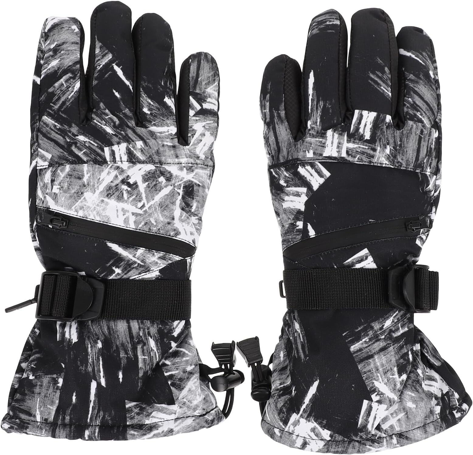 Fleece Warm Gloves for Men and Women Unisex Outdoor Riding Hiking Ski Gloves Water Resistant for Fishing and Sports