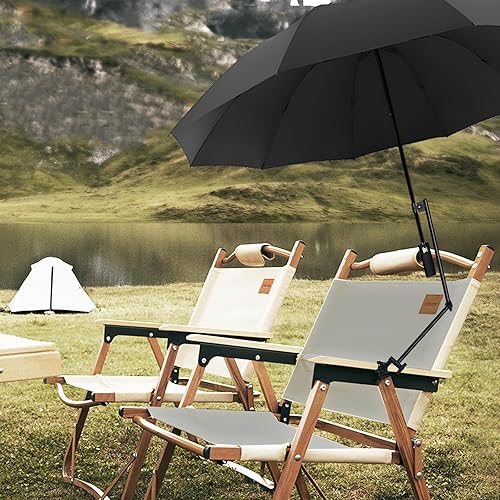 Miniatura 9 de Sombrilla de playa UPF 50+ con abrazadera universal ajustable