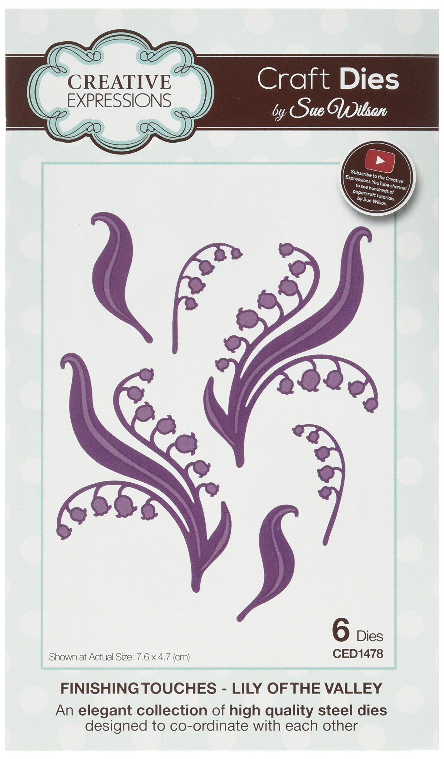 Sue Wilson Finishing Touches Collection Lily of the Valley Die