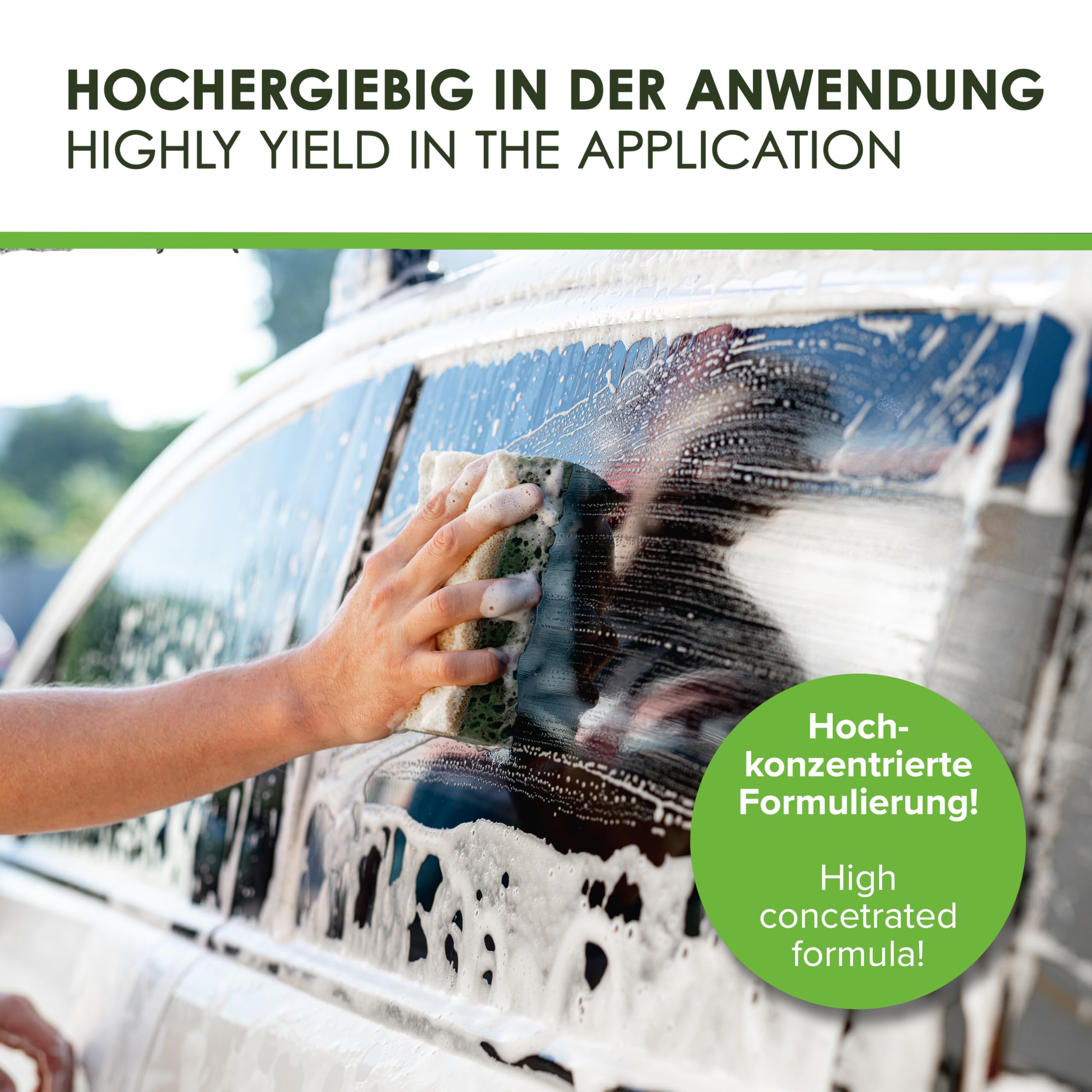Autoshampoo Konzentrat im praktischen 25L Kanister | Autoshampoo für Hochdruckreiniger | Autoreiniger für PKW, LKW, Wohnmobil und Motorrad