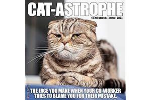 Cat-Astrophe 2024 Calendar: Snarky Cat's Purrfect Year
