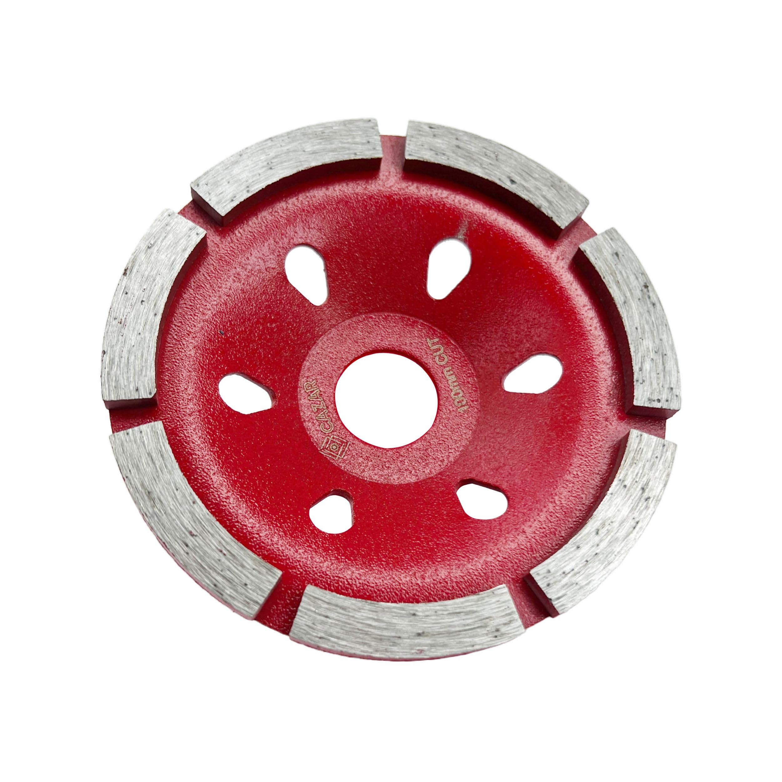 CAZAR 4"-100 mm Diamond Grinding Cup wheel 7-Segment Heavy Duty Turbo For Angle Grinder, Concrete Stone Masonary Polishing etc. (1)