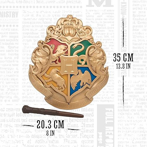 Miniatura 6 de Harry Potter Hogwarts - Lámpara de letrero con control remoto de varita noble - Decoración de pared o regalos coleccionables independientes para