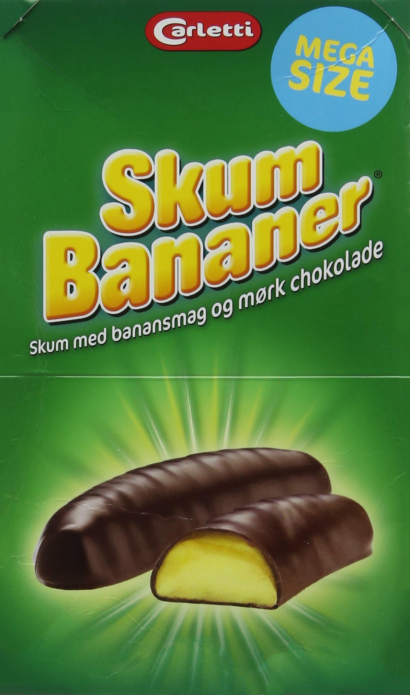 Carletti Chocolate Bananas Unwrapped 600 g (Pack of 24)