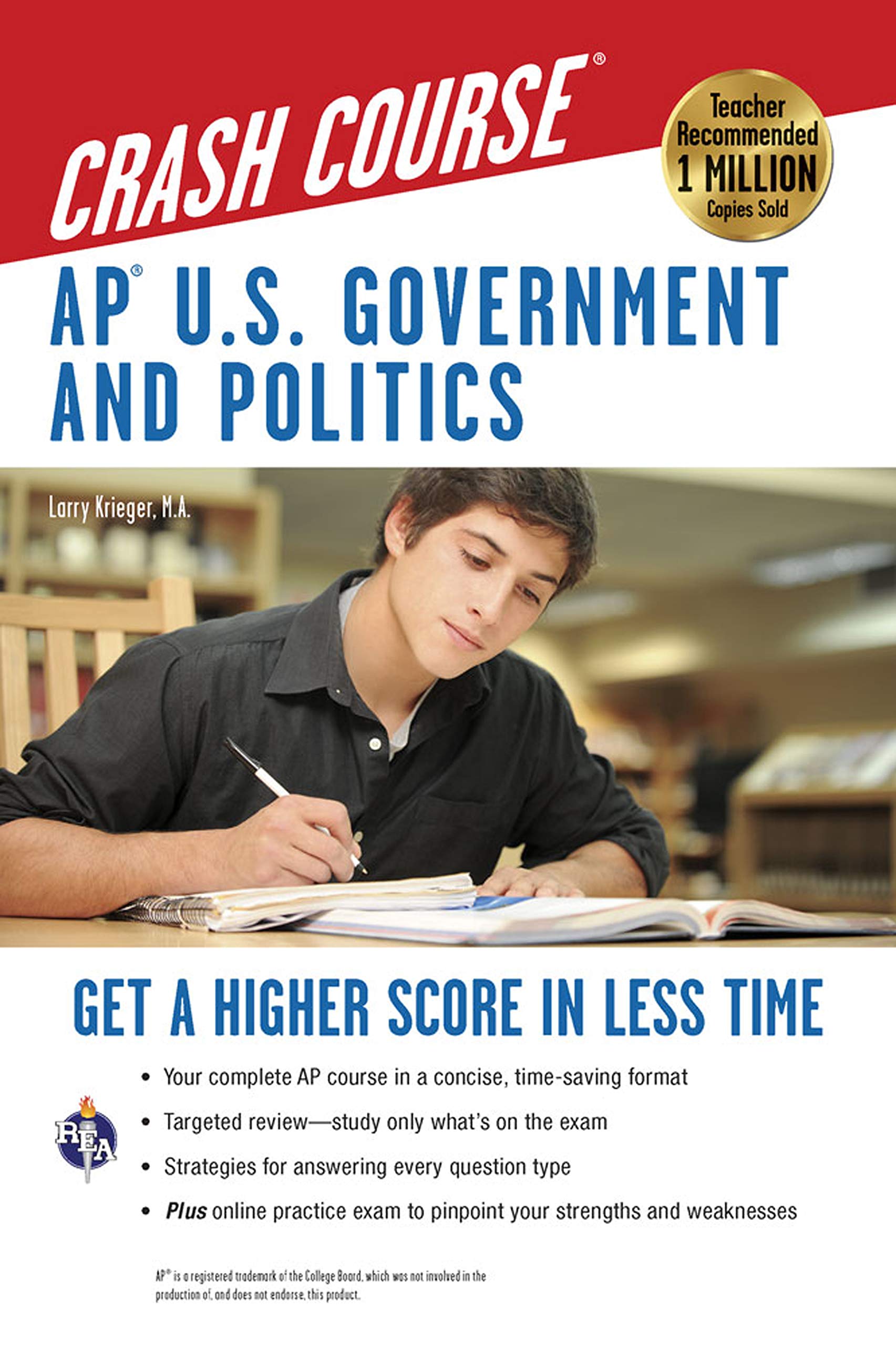 AP(r) U.S. Government & Politics Crash Course Book + Online (Advanced Placement (AP) Crash Course)