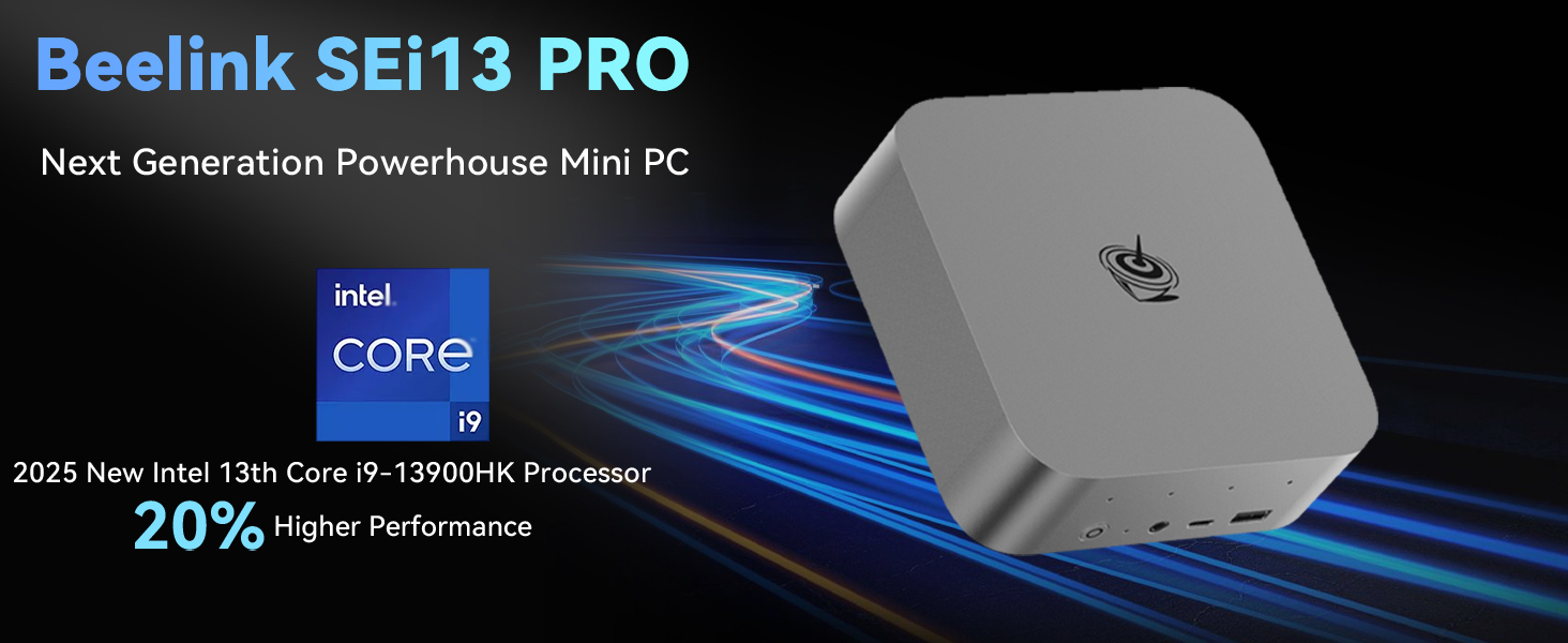Beelink SEi13 Pro i9-13900HK ミニPC　ほぼ新品 Amazon.com: Beelink Mini PC, SEi13 Pro Intel Core i9-13900HK