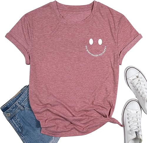 Miniatura 6 de Camisetas divertidas con texto en inglés Do What Makes You Happy Mental Health (Do What Makes You Happy Mental Health)