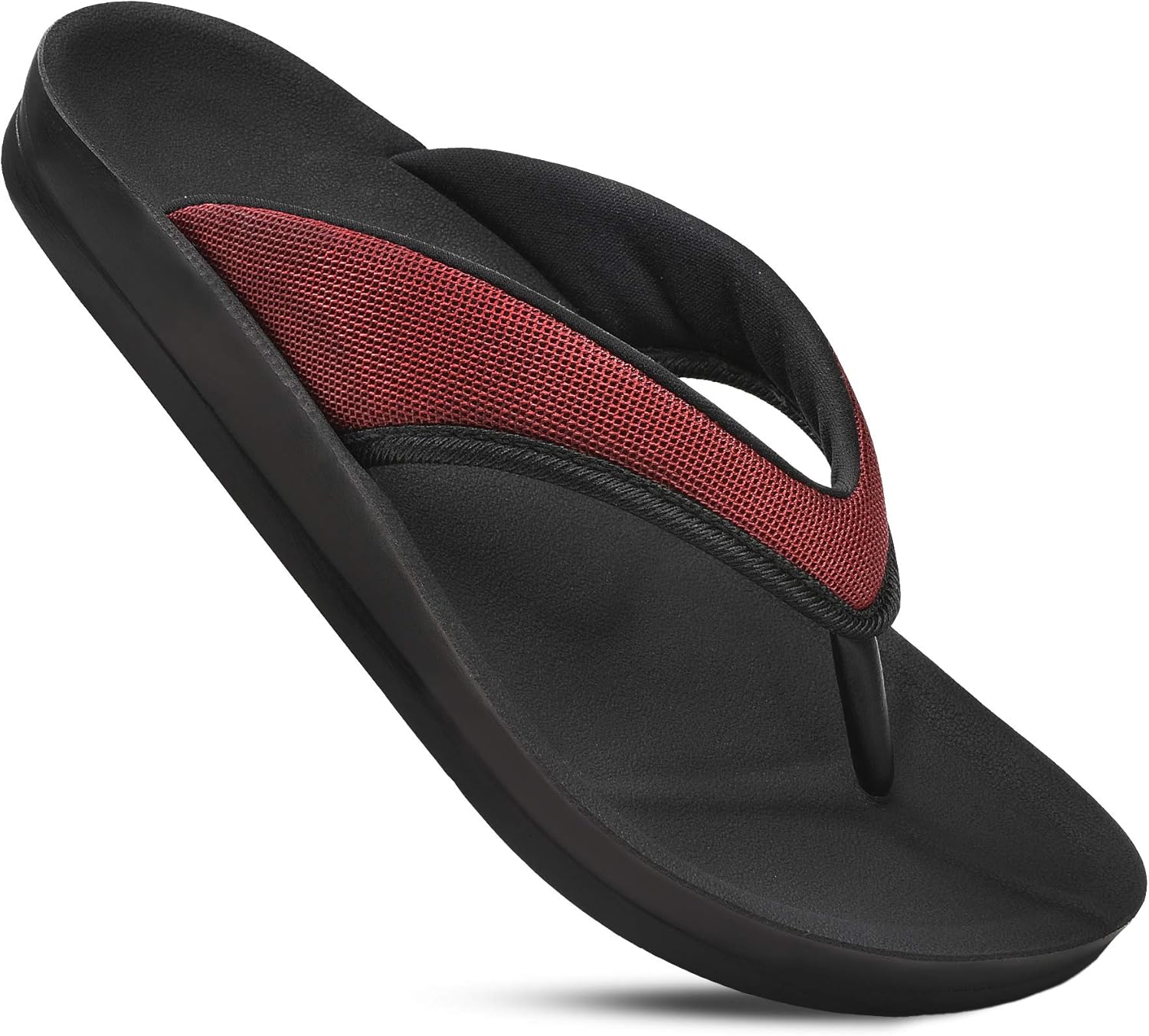 AEROTHOTIC Women's Enhalus Arch Support Thong Sandals (Enhalus Black, 5) |  Flip-Flops - Amazon.com