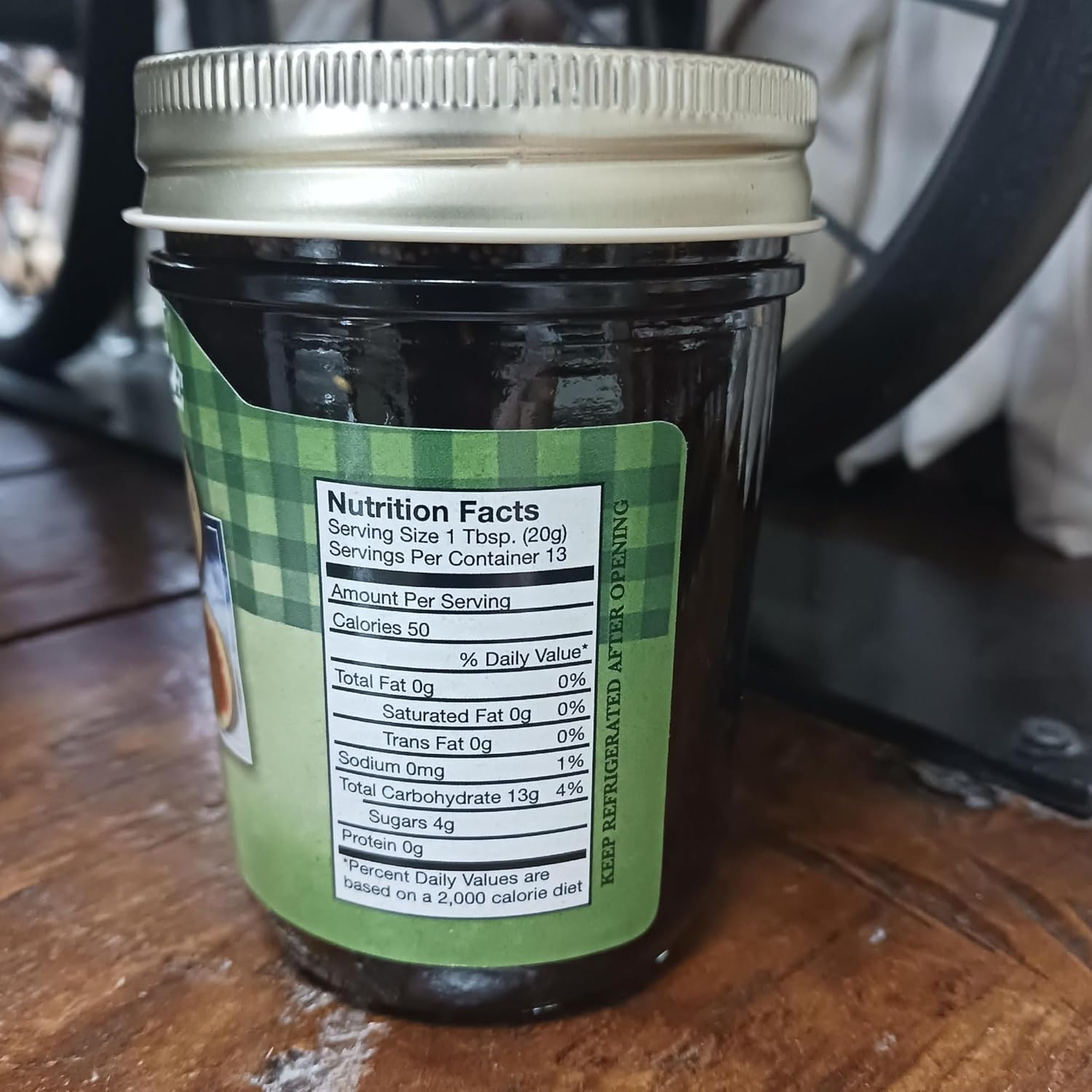 Lehman's Homemade All Natural Preserves Spread, 8 Oz, F.R.O.G. Jam with Figs, Raspberries, Oranges and Ginger