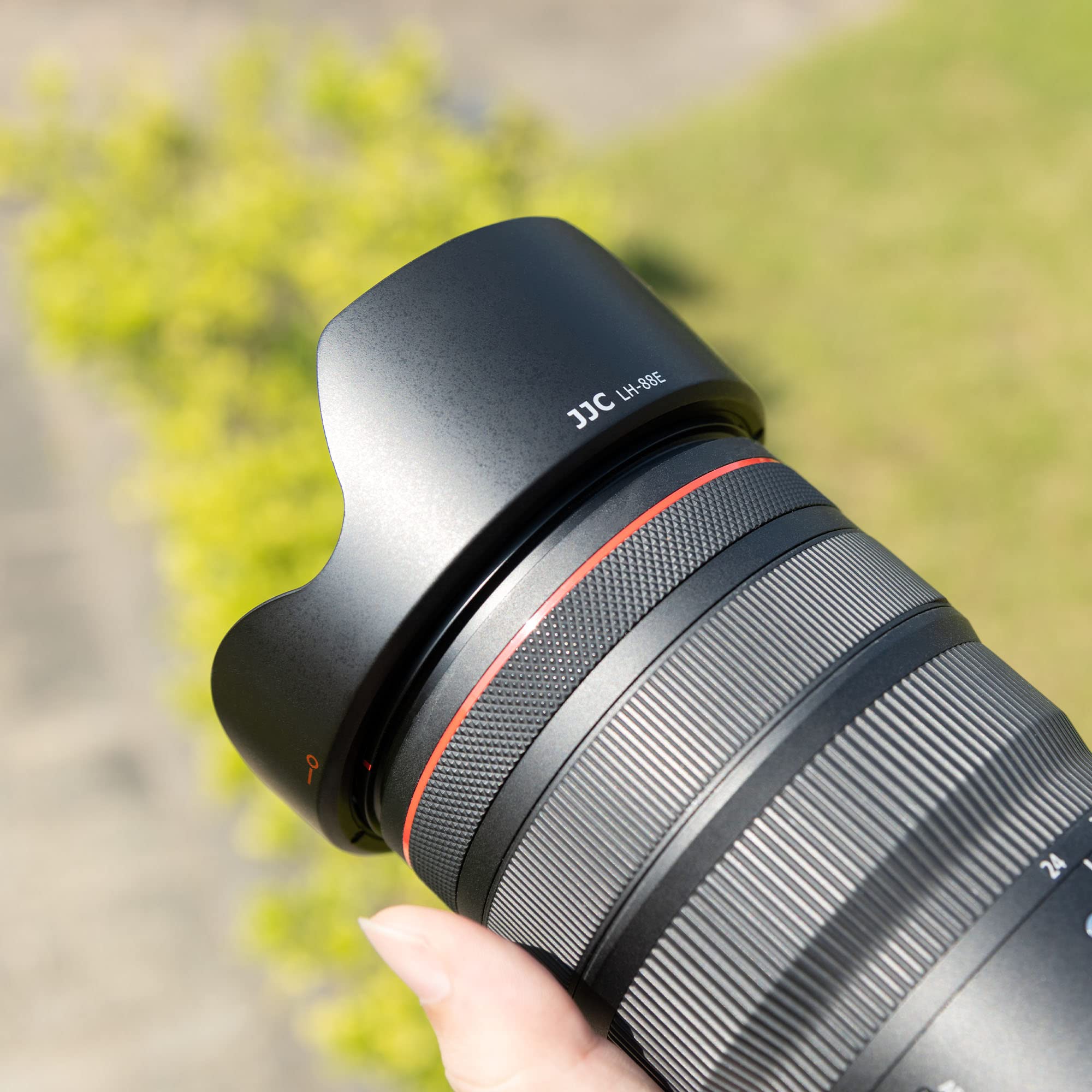 JJC Paraluce EW-88E per obiettivo Canon RF 24-70mm f/2.8L IS USM & Canon RF 24-105mm f/2.8L IS USM Z, sostituisce il paraluce Canon EW-88E