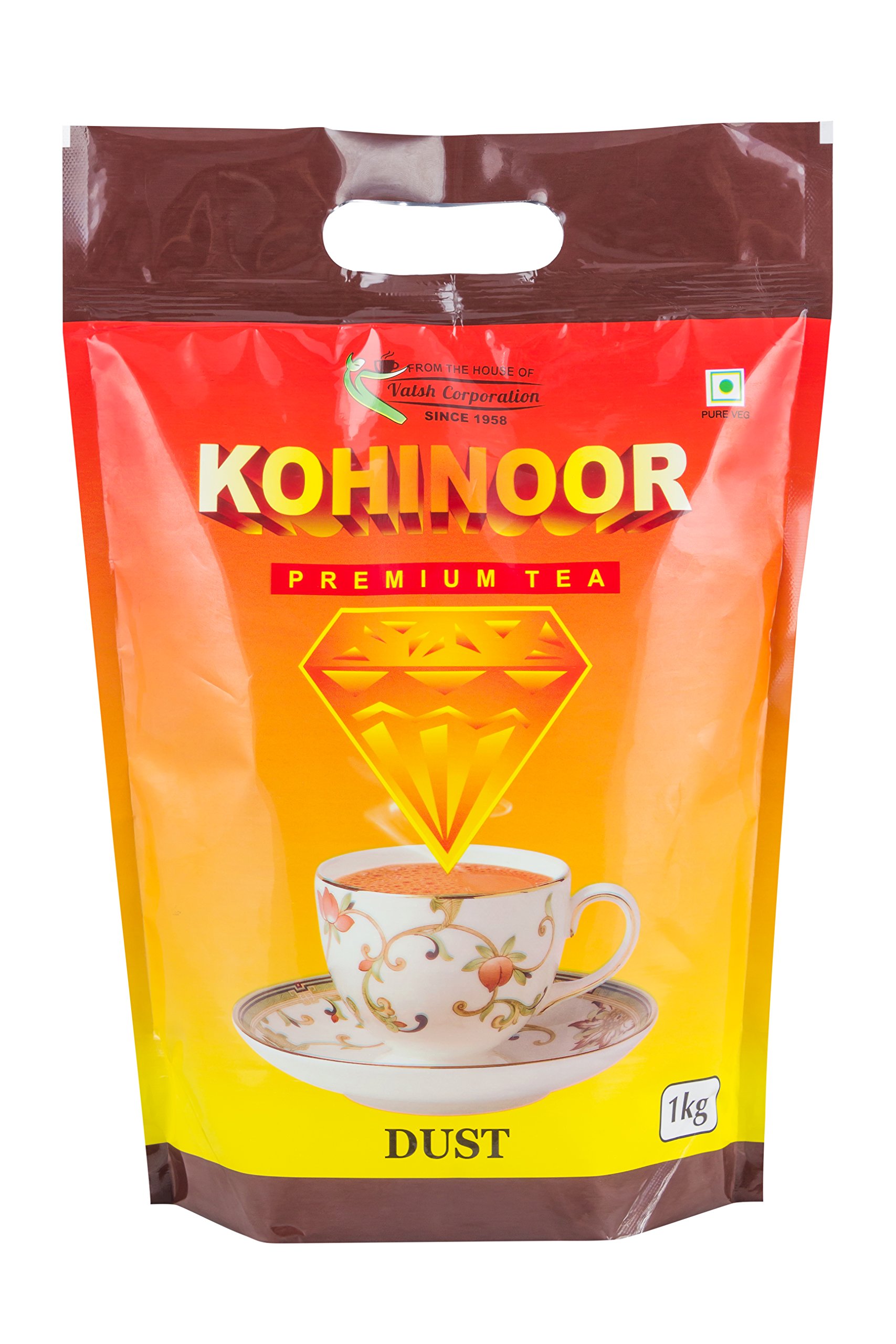 Kohinoor DUST Tea Premium Dust Tea, Natural Tea, Strong Regular Black Tea Special Chaa for Office Home - 1KG (B078K611H4) Amazon Price History, Amazon Price Tracker
