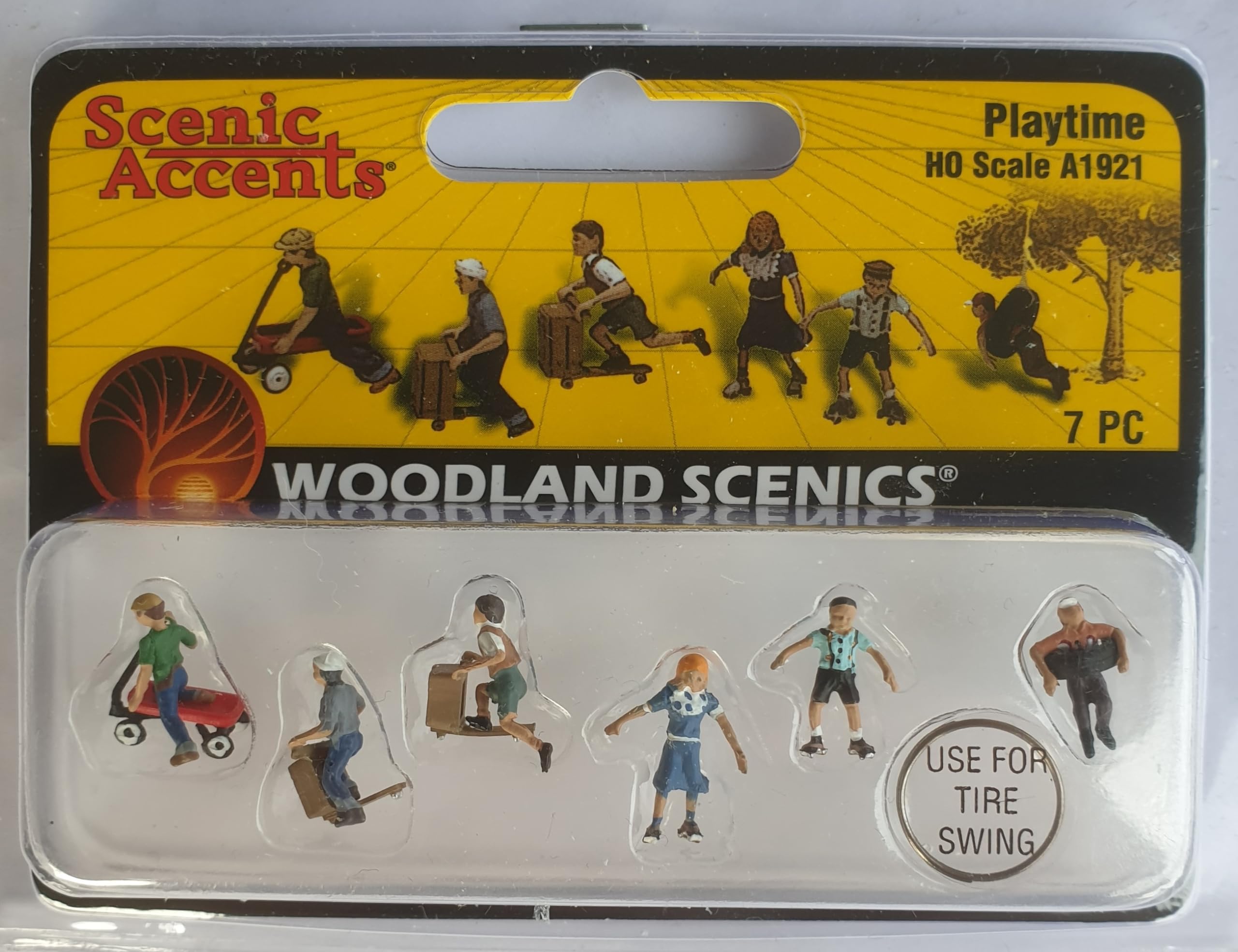 Woodland Scenics HO Scale Scenic Accents Figures/People Set Playtime Children by Woodland Scenics
