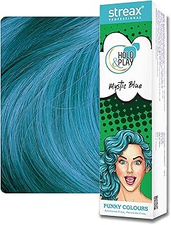 Streax Professional Streax Mystic Blue Highlights (Blue), 100 Grams