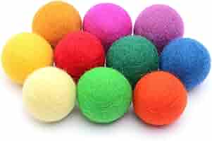 ポンポンフェルトボールのバッグ Amazon.co.jp: Glaciart フェルトボール ウールポンポン (10個