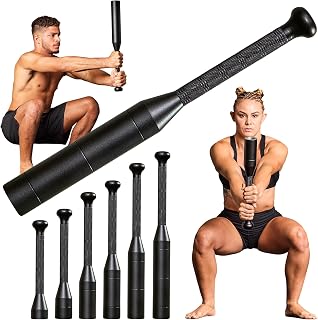 Elite Sports Steel Mace Bell Set for Strength Training – Mild Steel with Black Powder Coating – Full Body Workout, Grip & Forearm Strength, Shoulder Mobility – Home Gym Fitness Equipment