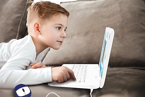 Miniatura 5 de Lexibook - Portátil Bilingüe y Educativo InglésEspañol - Juguete para Niños, 170 Actividades para Aprender Idiomas, Matemáticas, Lógica, Lectura de