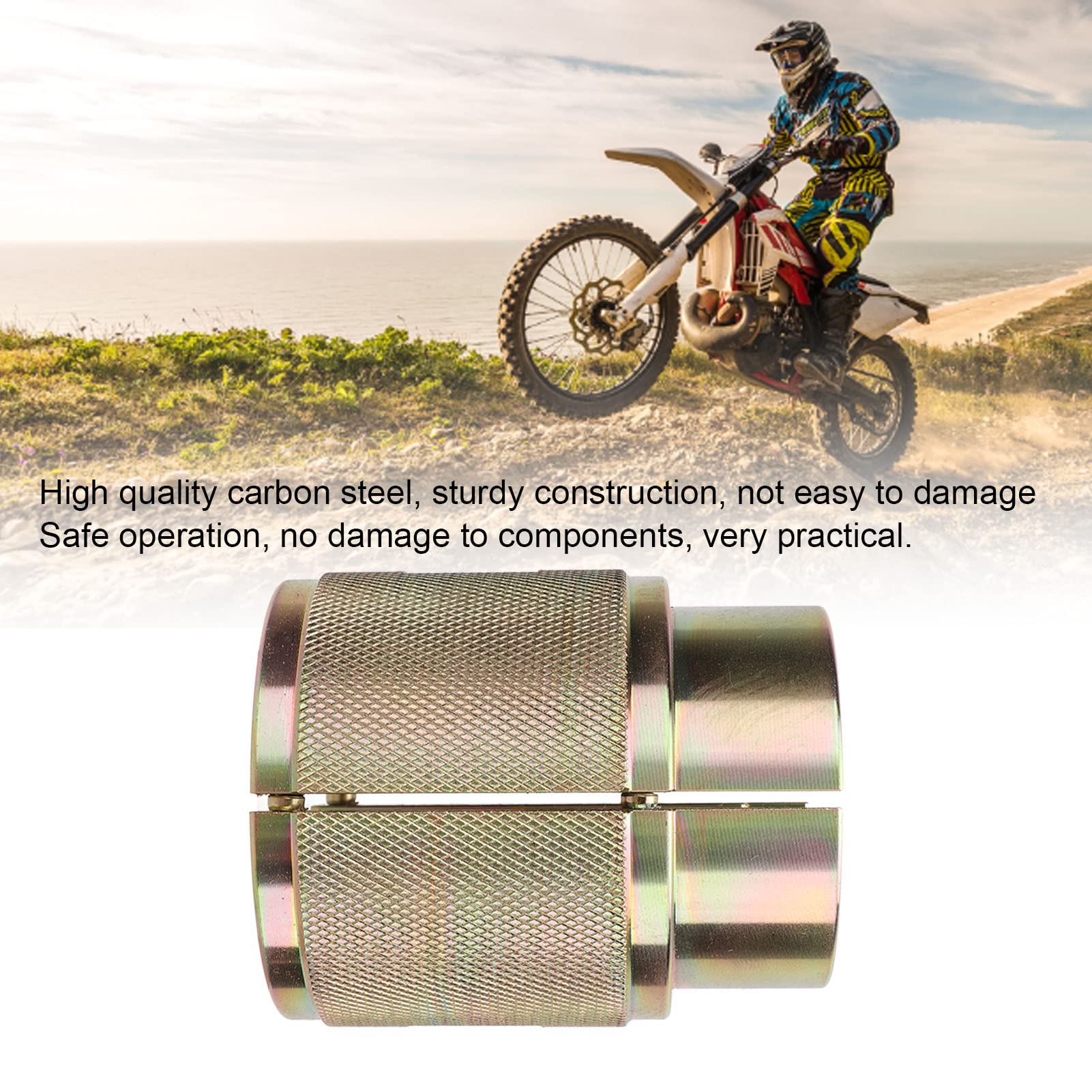 Universal Motorcycle Fork Dichtfahrzeug -Werkzeug Split Design Kohlenstoffstahl für Herkömmliche Umgekehrte Gabeln Installation Hochleistungen (43MM)