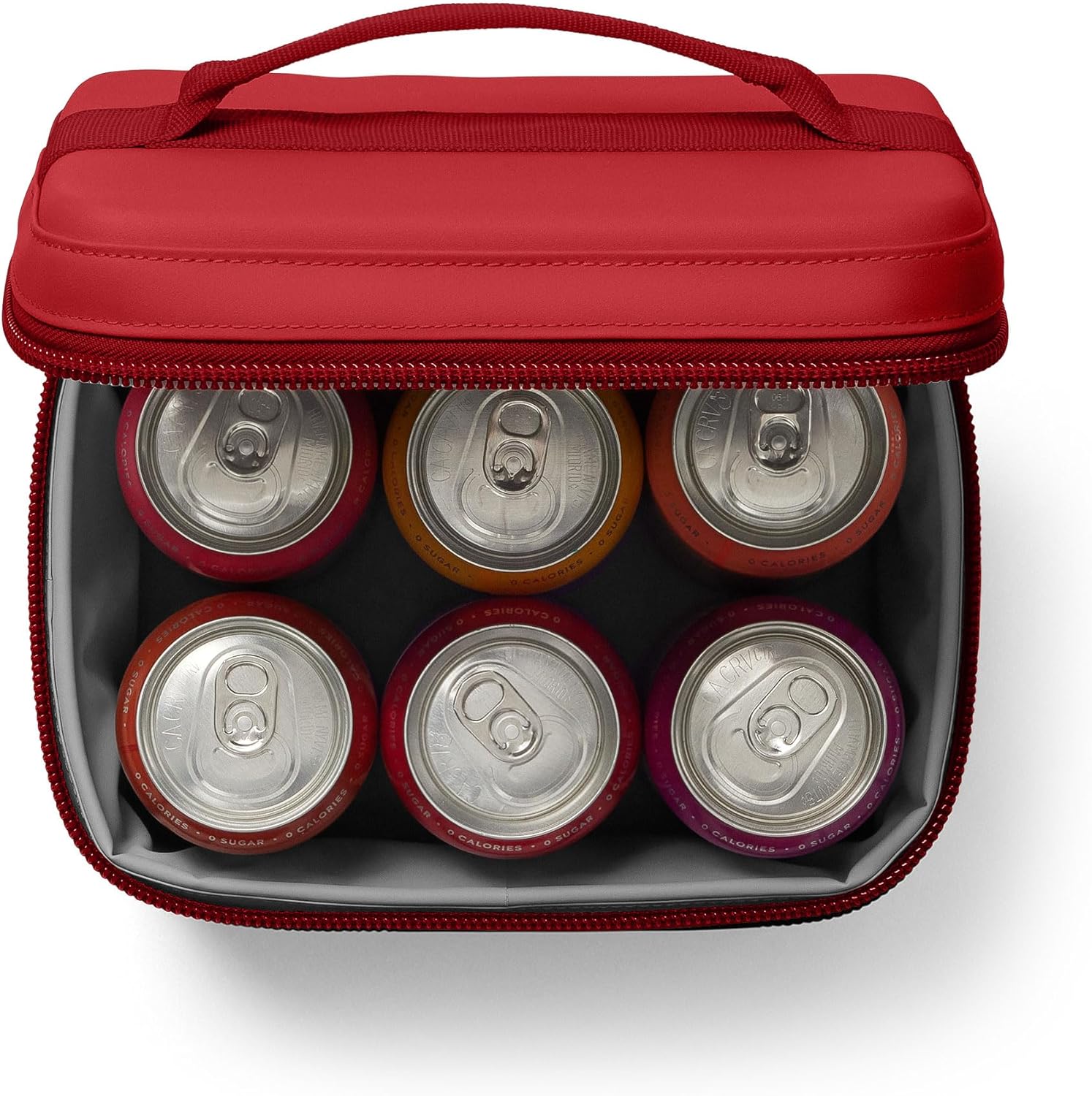 YETI Daytrip 3L Insulated Soft Cooler Snack Box, Rescue Red