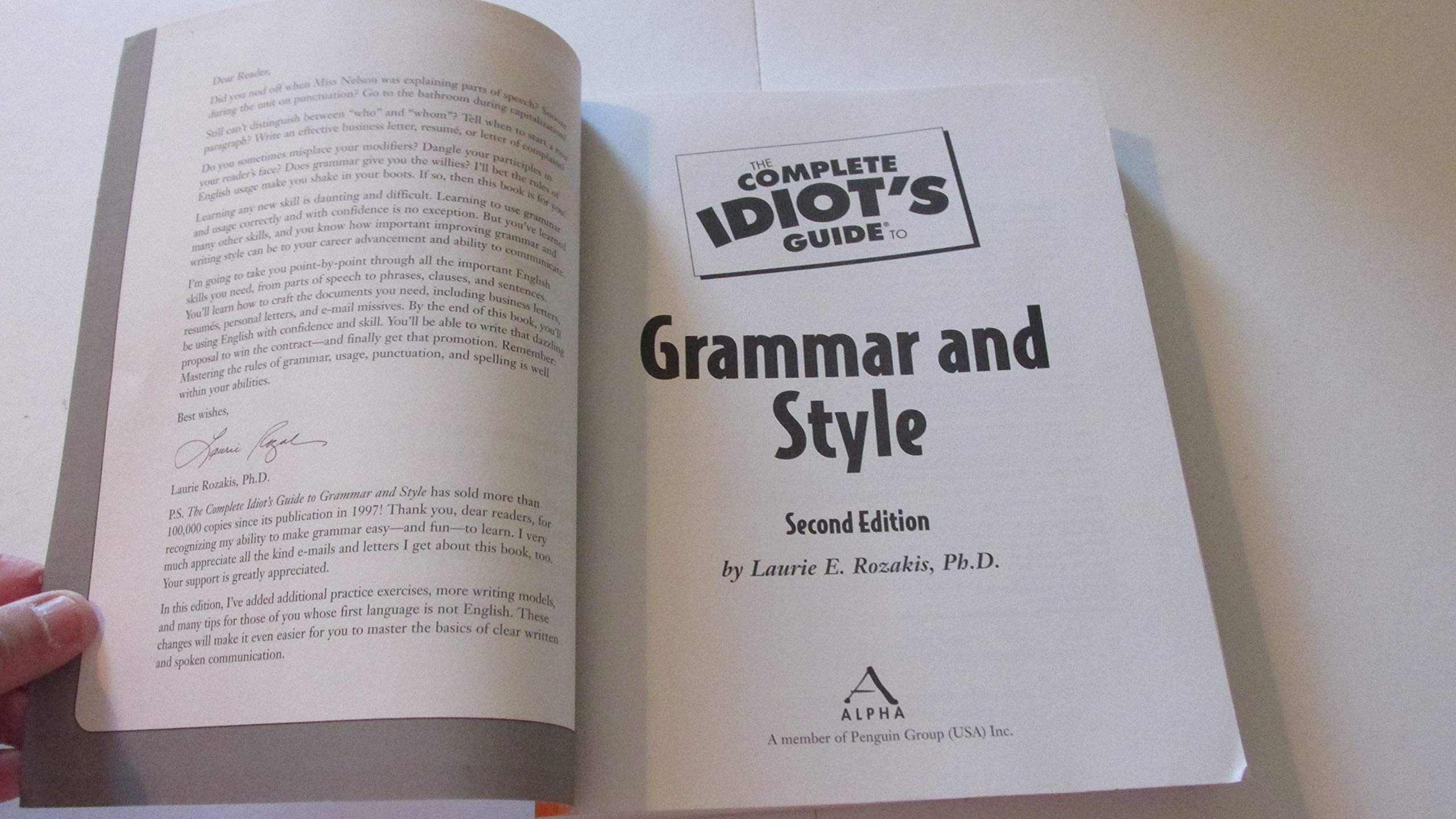 The Complete Idiot's Guide to Grammar And Style, 2nd Edition - Image 2