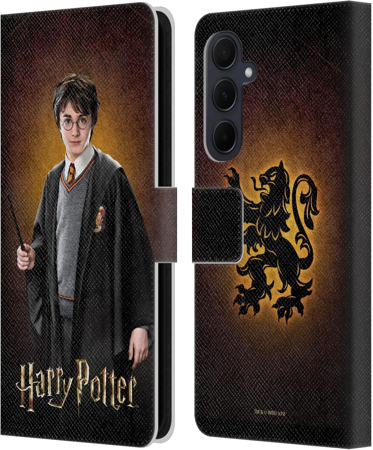 Head Case Designs Officially Licensed Harry Potter Portrait Chamber of Secrets IV Leather Wallet Case Compatible with Samsung Galaxy A35 5G