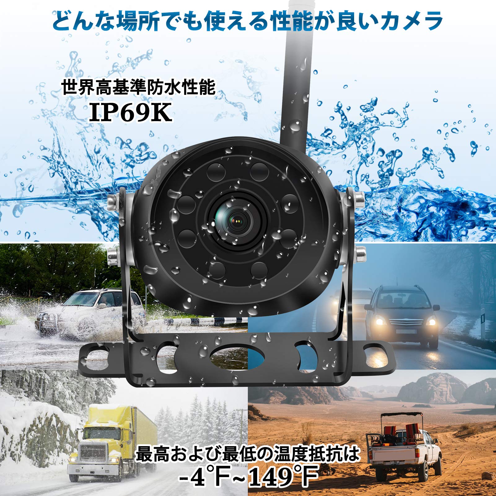 【新品未使用】URVOLAX バックカメラモニターセット ワイヤレス Amazon.co.jp: URVOLAX バックカメラモニターセット7インチワイヤレス