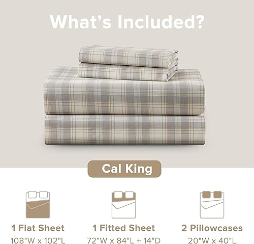 Vista 321 de Comfort Spaces - Sábanas con fundas de almohada Gris diamante