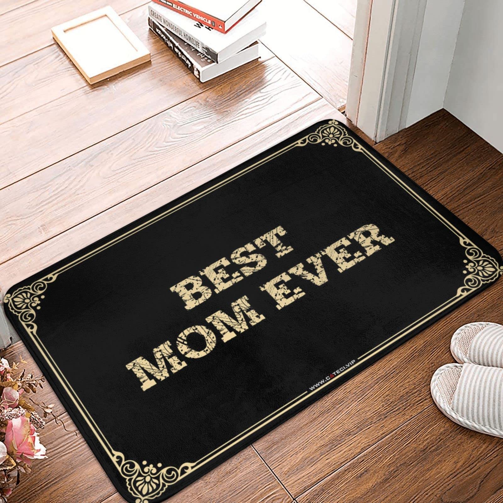 Paillasson pour entrée intérieure cadeau original best mom ever