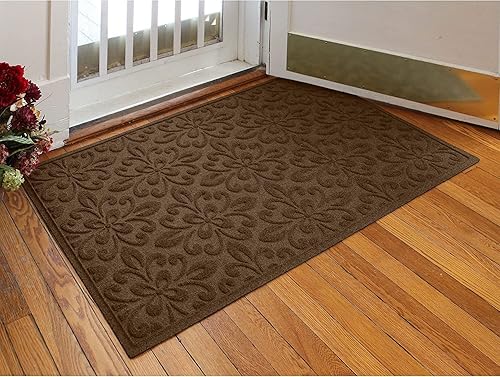 Miniatura 5 de Bungalow Flooring Waterhog - Tapete para puerta, de 3 x 5 pies, fabricado en Estados Unidos, duradero y decorativo, resistente al deslizamiento,