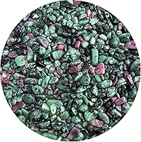 Vista 25 de GAF TREASURES Chips de piedras preciosas semidoradas de 0.5 libras, con diseño de ojo de tigre dorado, mini cristales triturados con ojo de tigre